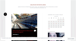 Desktop Screenshot of gratisenbuenosaires.com